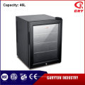 Glass Door Mini Refrigerator (BC-46S) Hotel and Household Fridge